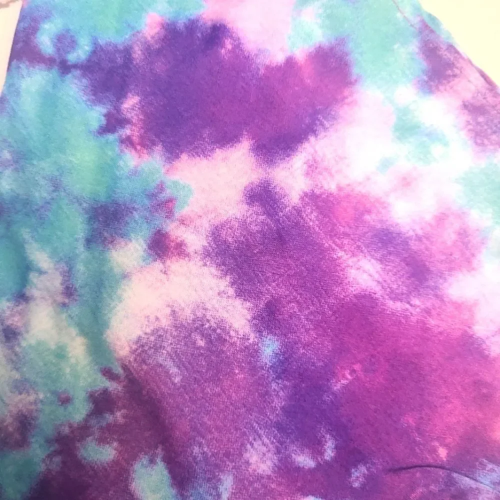 Doggie Tie-Dye Bandanas Set of Three Purple Cillection Cotton Fits sz Sm M…
